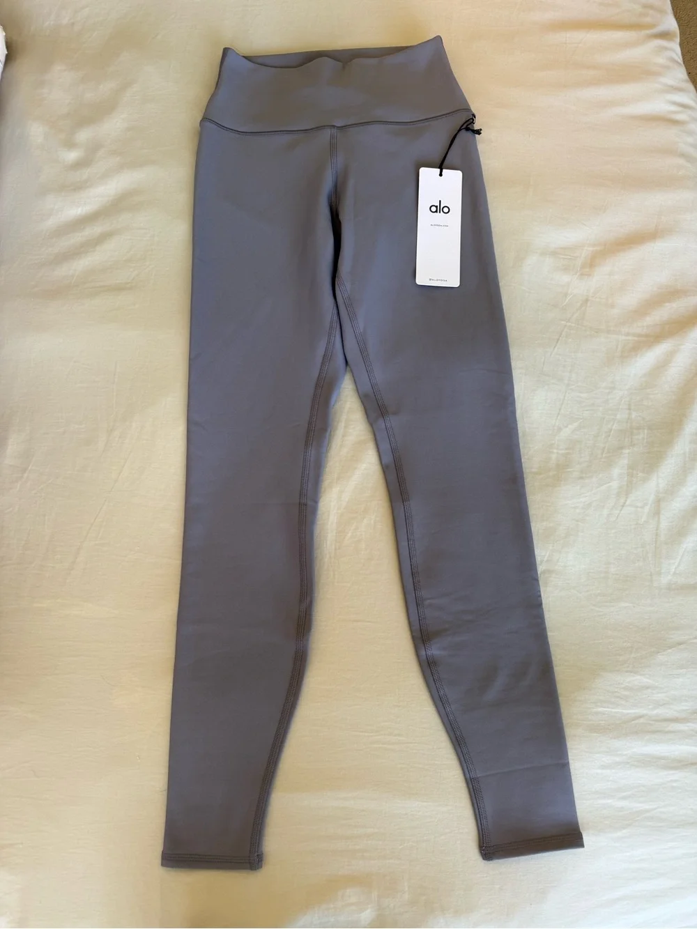 ALO Yoga Warm Airlift High-Rise Leggings in Fog